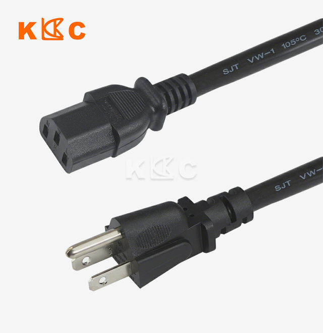 nema 5 15p to c13 power cord